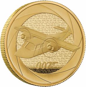 United Kingdom / Gold Two Ounces 2024 James Bond - 2010s - reverse photo