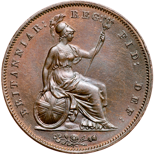 Penny 1853 Coin From United Kingdom Online Coin Club