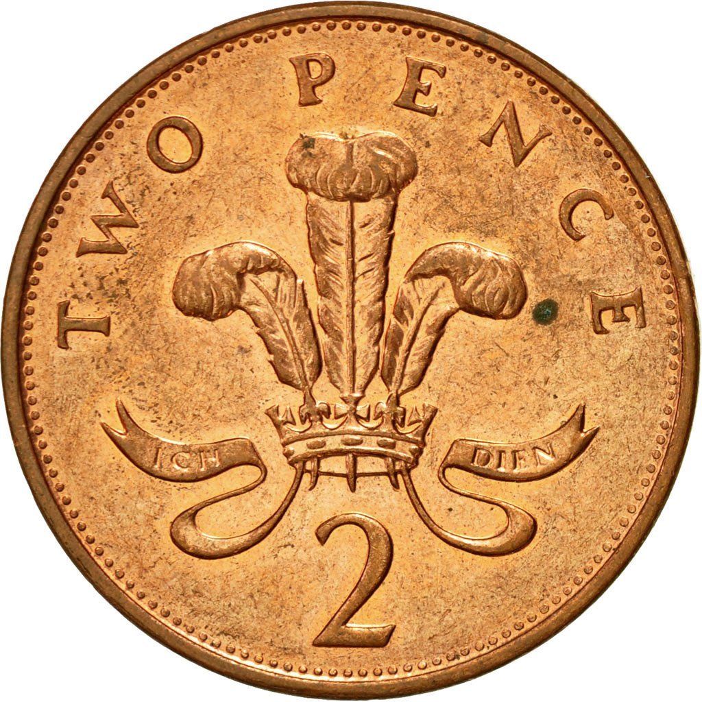 Two Pence 1992 Coin From United Kingdom Online Coin Club