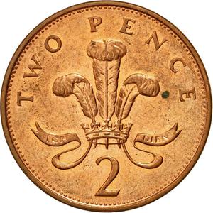 United Kingdom / Two Pence 1992 - reverse photo