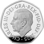 United Kingdom / Fifty Pence 2025 Salmon / Silver Proof FDC - obverse photo