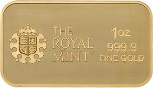 United Kingdom / Gold Ounce Bar 2024 Trial of the Pyx - reverse photo