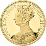 United Kingdom / Gold Ten Ounces 2021 Queen Victoria - Gothic - reverse photo