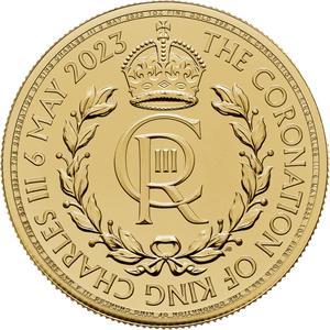 United Kingdom / Gold Ounce 2023 King Charles III Coronation, Bullion - reverse photo