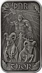 United Kingdom / Silver Ounce Bar (2025) Norse Gods - Thor / Antique - reverse photo
