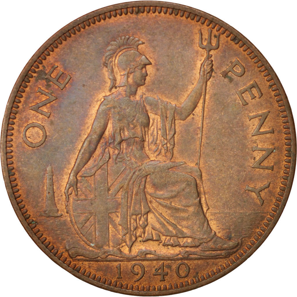 Penny 1940 Coin From United Kingdom Online Coin Club