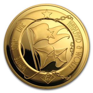 United Kingdom / Gold Five Ounces 1997 Titanic - obverse photo