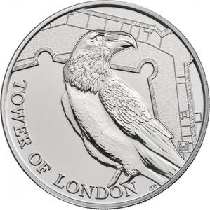 United Kingdom / Five Pounds 2019 Legend of the Ravens - reverse photo