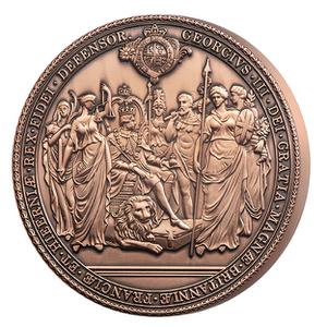 United Kingdom / King George III Great Seals Bronze Medal - reverse photo