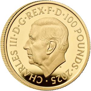 United Kingdom / Gold Ounce 2025 Music Legends - John Lennon - obverse photo