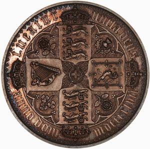 United Kingdom / Gothic Crown - reverse photo