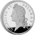 United Kingdom / Silver Five Ounces 2023 British Monarchs - King George II - reverse photo