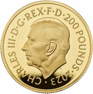 United Kingdom / Gold Two Ounces 2023 The Lion and The Eagle - obverse photo