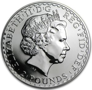 United Kingdom / Silver Ounce 2008 Britannia - obverse photo