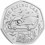 United Kingdom / Fifty Pence 2025 Harry Potter - The Flying Car / Brilliant Uncirculated in presentation folder - reverse photo