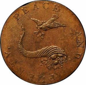 United Kingdom / Halfpenny Token Norfolk Peace and Plenty - reverse photo