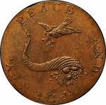 Halfpenny Token Norfolk Peace and Plenty: Photo Coin, United Kingdom, Halfpenny Token Norfolk Peace and Plenty / thumbnail
