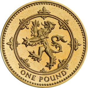 United Kingdom / One Pound (Lion Rampant) - reverse photo