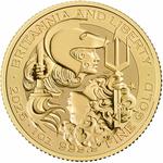 Gold Ounce 2025 Britannia and Liberty: Photo Britannia and Liberty 2025 1oz Gold Bullion Coin / thumbnail