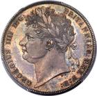 Halfcrown 1820 King George IV: Photo Great Britain 1820 1/2 crown KM-676 / thumbnail