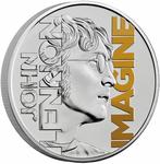 United Kingdom / Five Pounds 2025 Music Legends - John Lennon / Coloured Reverse - reverse photo