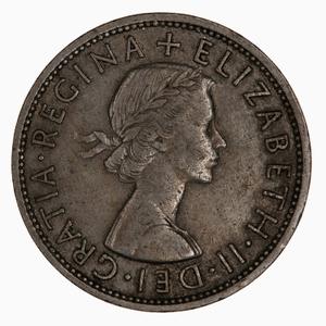 United Kingdom / Halfcrown 1958 - obverse photo