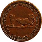 Farthing Token 1825 London Warrens: Photo Coin, United Kingdom, Farthing Token 1825 London Warrens / thumbnail