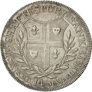 United Kingdom / One Shilling Token 1811 Wiltshire and Shaftesbury Bank - obverse photo