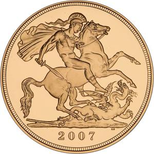 United Kingdom / Sovereign 2007 - reverse photo