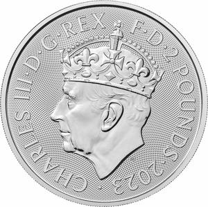 United Kingdom / Silver Ounce 2023 Britannia, Coronation - obverse photo