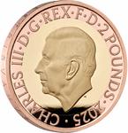 United Kingdom / Two Pounds 2025 HMS Belfast / Gold Proof FDC - obverse photo