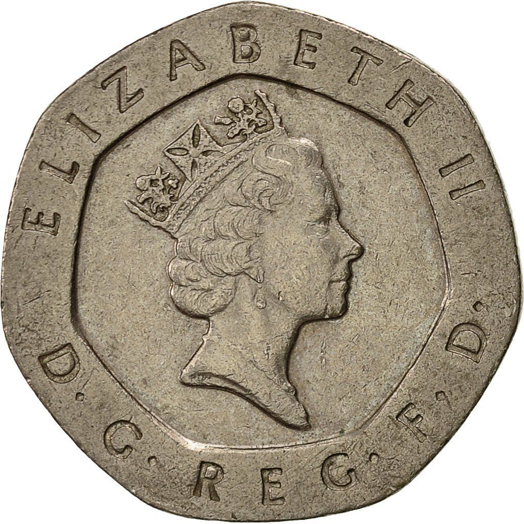 Twenty Pence 1995 Coin From United Kingdom Online Coin Club