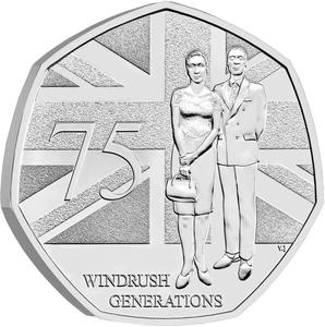 United Kingdom / Fifty Pence 2023 Windrush Generation - reverse photo