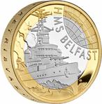 United Kingdom / Two Pounds 2025 HMS Belfast / Silver Proof Piedfort - reverse photo