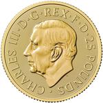 United Kingdom / Gold Quarter Ounce 2025 St George and the Dragon - obverse photo