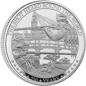 United Kingdom / Silver Two Ounces 2025 Battle of Independence - reverse photo