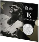 United Kingdom / Five Pounds 2020 Music Legends - Elton John / The Very Best Of - reverse photo