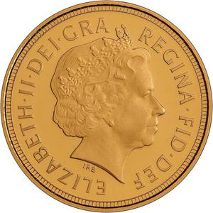 United Kingdom / Half Sovereign 2012 Diamond Jubilee - obverse photo