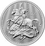 United Kingdom / Silver Ounce 2025 St George and the Dragon - reverse photo