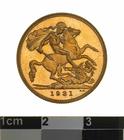 Sovereign 1931: Photo Proof Coin - Sovereign, Australia, 1931 / thumbnail