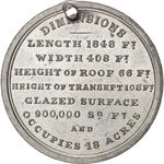 Crystal Palace Medal 1851 Tin: Photo Coin, United Kingdom, Crystal Palace Medal 1851 Tin / thumbnail