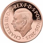 United Kingdom / Five Pounds 2025 Liberty Store / Gold Proof FDC - obverse photo