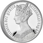 Silver Two Kilos 2021 Queen Victoria - Gothic: Photo Coin, United Kingdom, Silver Two Kilos 2021 Queen Victoria - Gothic Portrait / thumbnail
