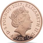 United Kingdom / Five Pounds 2017 Prince Philip / Gold Proof FDC - obverse photo
