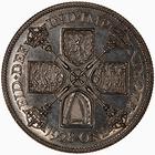 Florin George V Second Issue: Photo Proof Coin - Florin (2 Shillings), George V, Great Britain, 1928