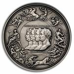 Silver Five Ounces 2015 Battle of Waterloo Medal: Photo Coin, United Kingdom, Silver Five Ounces 2015 Battle of Waterloo Medal / thumbnail