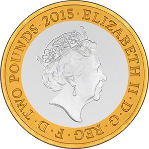 United Kingdom / Two Pounds 2015 Magna Carta (Fifth Portrait) - obverse photo