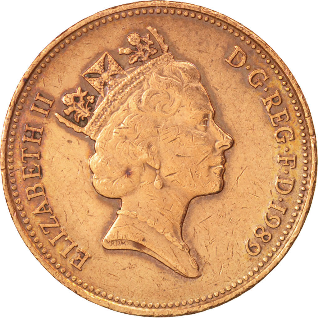 Two Pence 1989 Coin From United Kingdom Online Coin Club