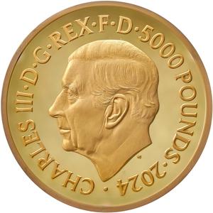 United Kingdom / Gold Five Kilos 2024 Music Legends - Paul McCartney - obverse photo