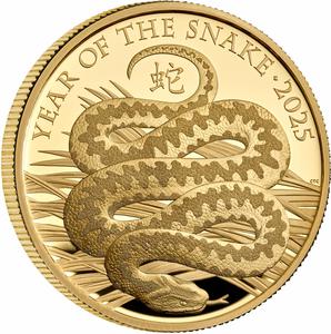United Kingdom / Gold Ounce 2025 Year of the Snake - reverse photo